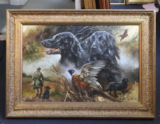 § Mick Cawston (1959-2006) Flat Coat Composite 20 x 30in.